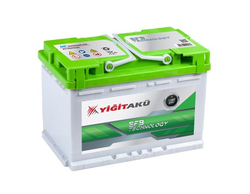 12V 72Ah Hibrit Yiğit akü Tam Kapalı R+ Tırnaksız EFB L3